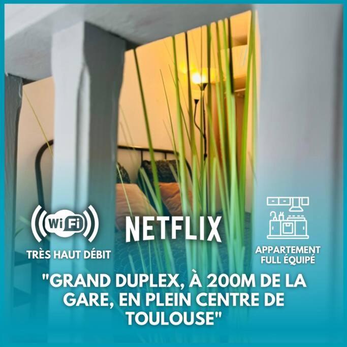 Duplex - Centre - Gare Matabiau Apartamento Toulouse Exterior foto